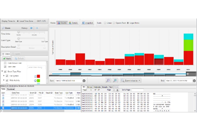 Timeline analysis with Autopsy in graphical mode