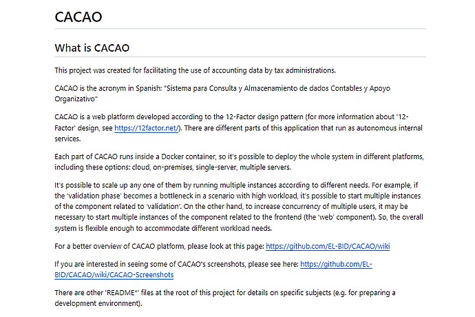 CACAO Accounting Data Project