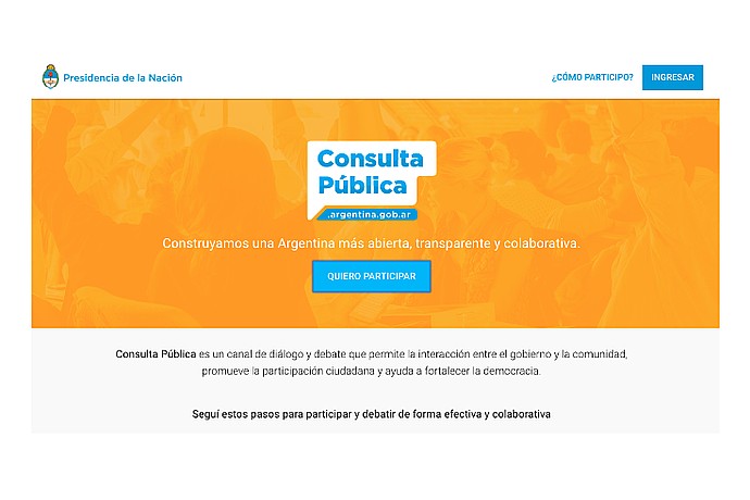 Argentina's Open Government Initiative