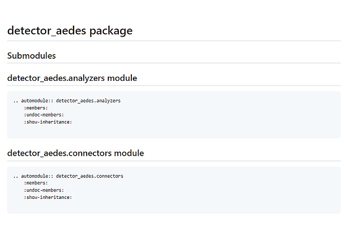 Python Package Documentation Snippet