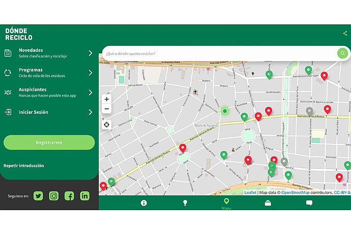 Recycling Locator Search