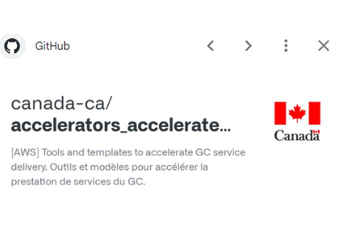 GitHub Repository 'canada-ca/accelerators_accelerate'