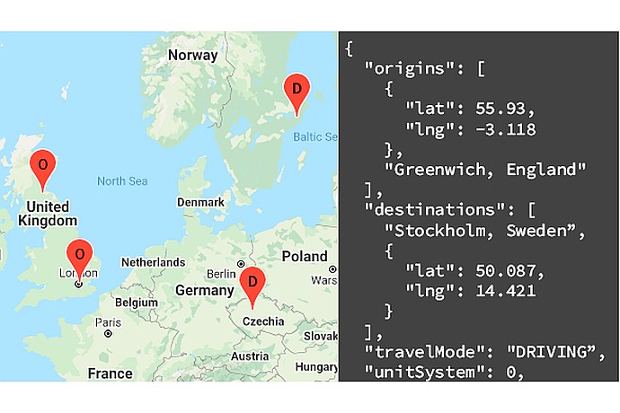 UK and Europe Locations Map