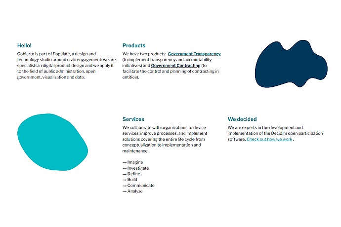 Introduction to Gobierto as part of Populate