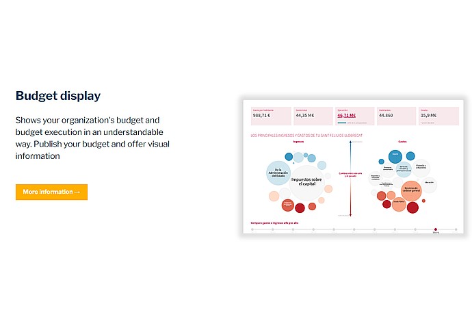 Budget Visualization Panel Feature