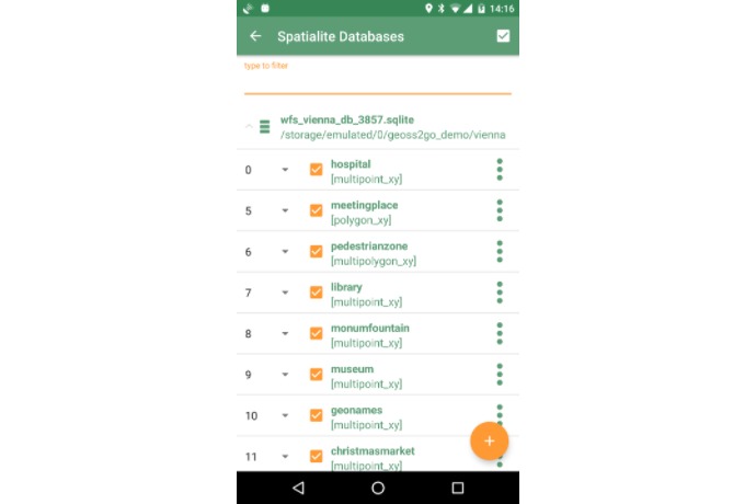 Gestión de capas geoespaciales con SpatiaLite