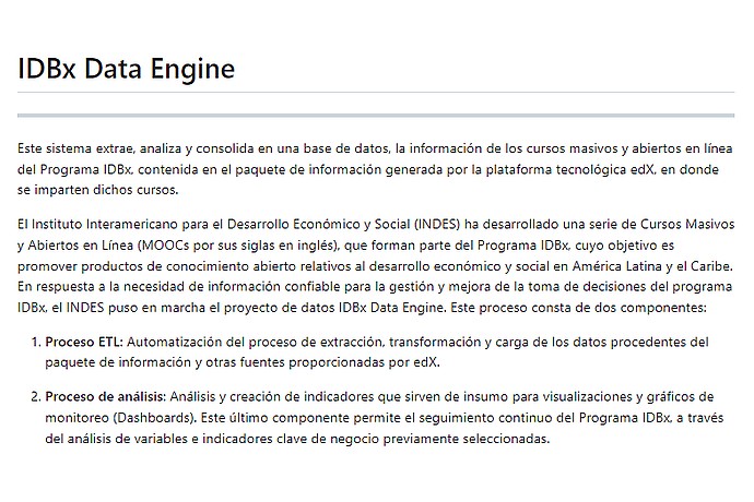 IDBx Data Engine Description