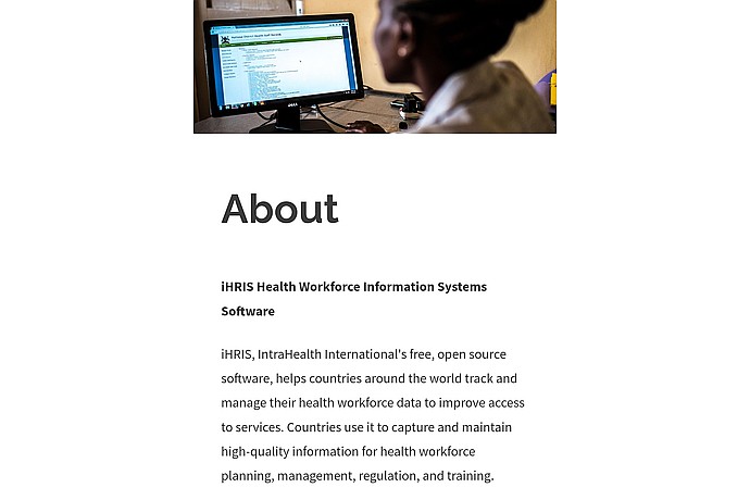 iHRIS Software in Action