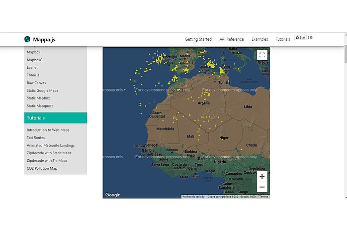 Mappa.js Web Map Demonstration