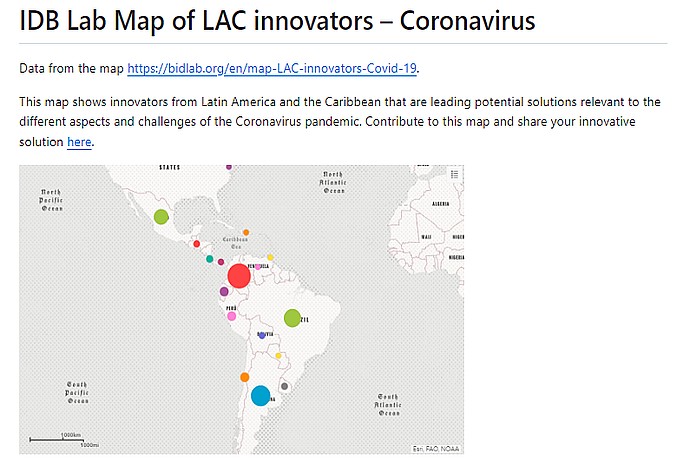 Mapa de Innovadores COVID-19