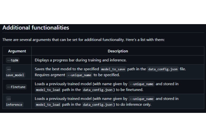 Additional arguments available in Multi-GNN