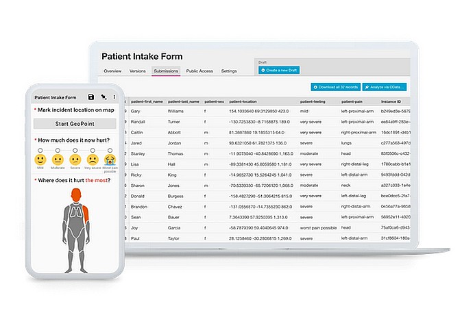Patient Data Management Interface