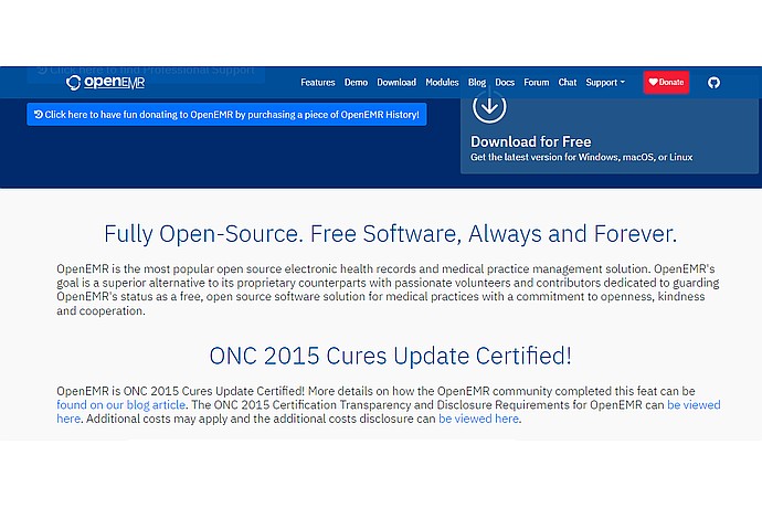 OpenEMR Promotion Page