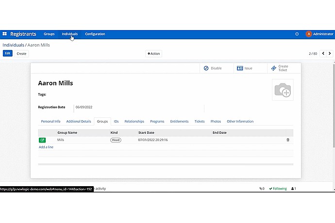 Aaron Mills User Profile
