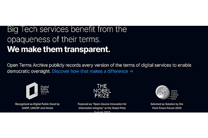 Big Tech Terms of Service Transparency Advocacy