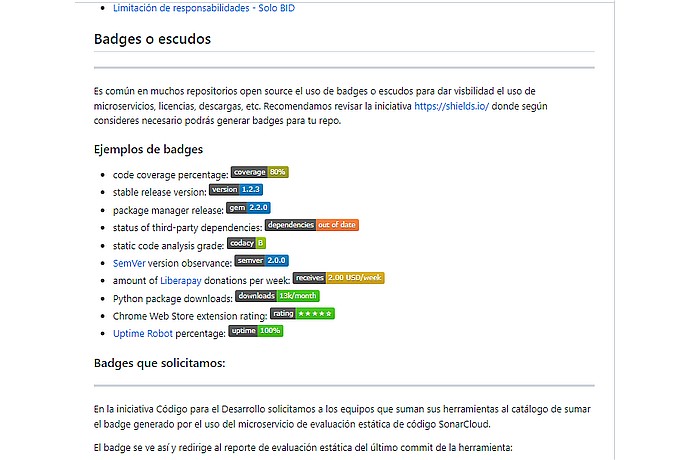 Badges and Shields Explanation Page