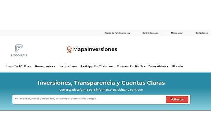 MapaInversiones Main Portal