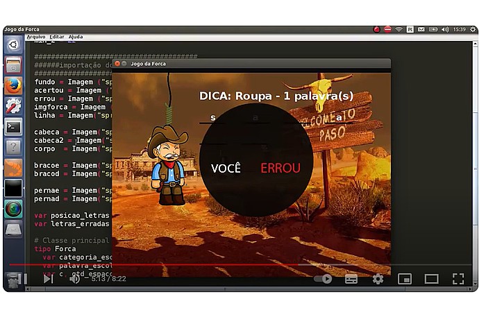 Potigol Language Game Interface