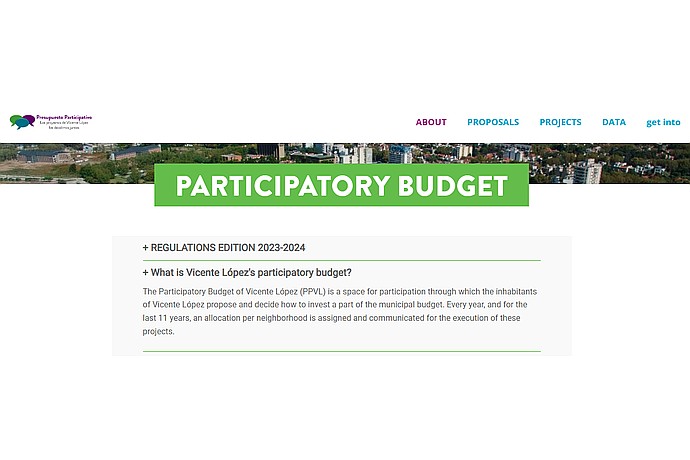 Participatory Budgeting Explanation Header
