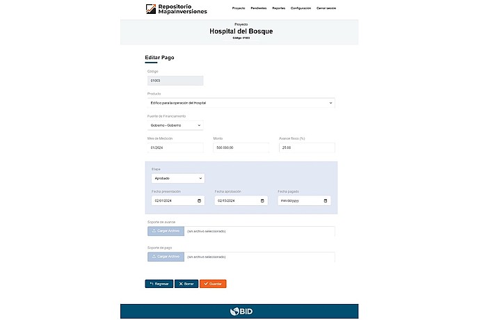Project Payment Entry