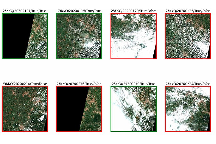 Satellite Images of Snow Coverage