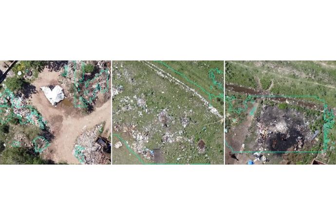 Aerial Identification of Scattered Dump Sites