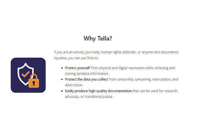Tella Benefits for Activists
