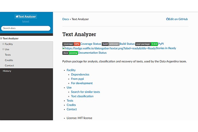 Text Analyzer Documentation Page