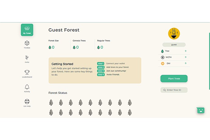Create Your Guest Forest
