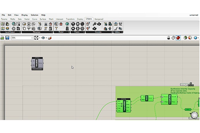 Graphical Programming Interface Screenshot