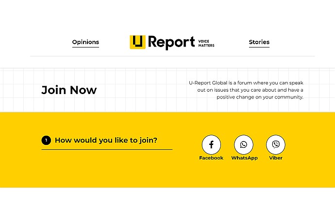 Invitation to Join U-Report Global